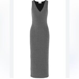 Alice + Olivia Gray Sleeveless Midi Dress